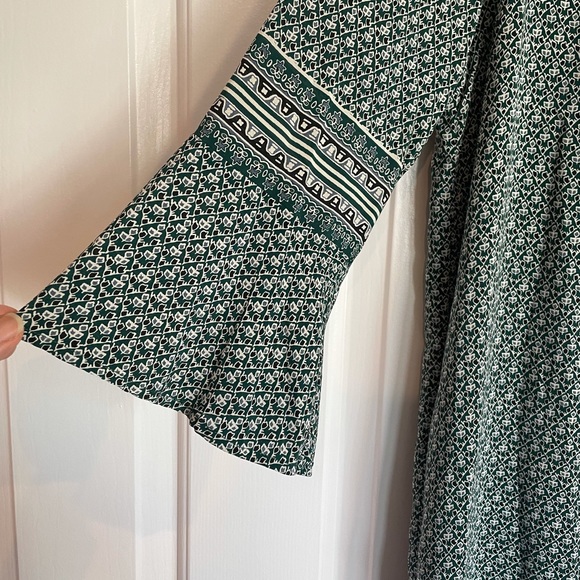 Madewell Starland Boho 💯% Silk Dress Size M EUC - Picture 7 of 14